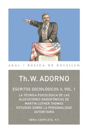 ESCRITOS SOCIOLÓGICOS II, VOL. 1 | 9788446016830 | ADORNO, THEODOR W. | Llibreria L'Illa - Llibreria Online de Mollet - Comprar llibres online