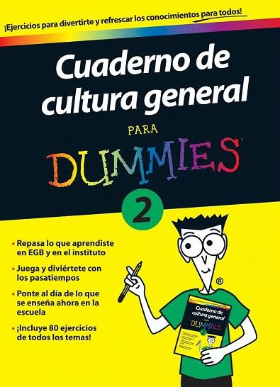 CUADERNO DE CULTURA GENERAL PARA DUMMIES 2 | 9788432900693 | AA. VV. | Llibreria L'Illa - Llibreria Online de Mollet - Comprar llibres online