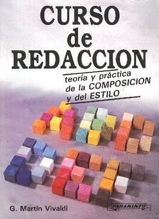 CURSO DE REDACCION | 9788428303828 | G.MARTIN VIVALDI | Llibreria L'Illa - Llibreria Online de Mollet - Comprar llibres online