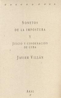 SONETOS DE LA IMPOSTURA Y JUICIO Y CONDENACION DE CUBA | 9788446003052 | VILLAN, JAVIER | Llibreria L'Illa - Llibreria Online de Mollet - Comprar llibres online