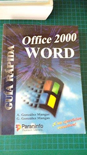 OFFICE 2000 WORD | 9788428326087 | GONZALEZ MANGAS, A. | Llibreria L'Illa - Llibreria Online de Mollet - Comprar llibres online