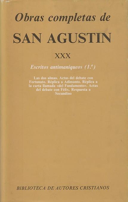 ESCRITOS ANTIMANIQUEOS XXX | 9788422012764 | SAN AGUSTÍN | Llibreria L'Illa - Llibreria Online de Mollet - Comprar llibres online