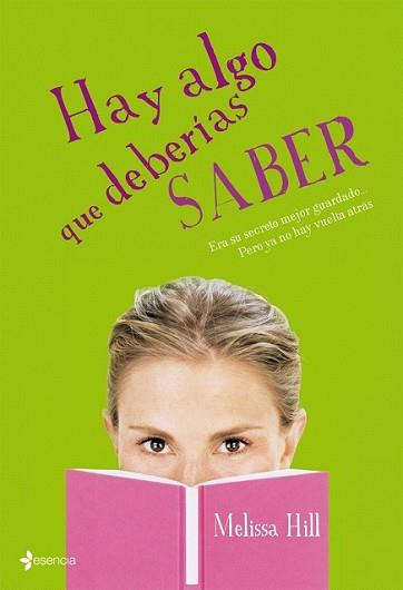 HAY ALGO QUE DEBERIAS SABER | 9788408082606 | HILL, MELISSA | Llibreria L'Illa - Llibreria Online de Mollet - Comprar llibres online