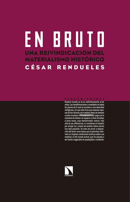 EN BRUTO | 9788490971727 | CÉSAR RENDUELES | Llibreria L'Illa - Llibreria Online de Mollet - Comprar llibres online