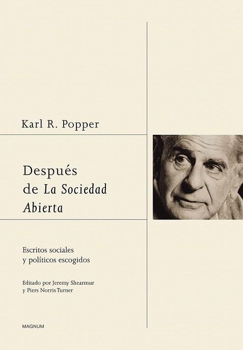 DESPUÉS DE LA SOCIEDAD ABIERTA | 9788449323584 | POPPER, KARL | Llibreria L'Illa - Llibreria Online de Mollet - Comprar llibres online