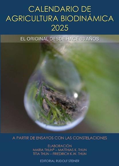 CALENDARIO DE AGRICULTURA BIODINÁMICA 2025 | 9788418919329 | FRIEDRICH K W | Llibreria L'Illa - Llibreria Online de Mollet - Comprar llibres online