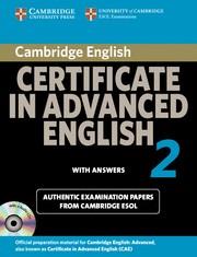 CAMBRIDGE CERTIFICATE IN ADVANCED ENGLISH 2 WITH ANSWERS +CD | 9780521714488 | Llibreria L'Illa - Llibreria Online de Mollet - Comprar llibres online