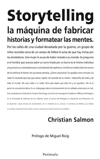 STORYTELLING | 9788483078358 | SALMON, CHRISTIAN | Llibreria L'Illa - Llibreria Online de Mollet - Comprar llibres online