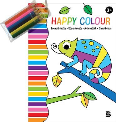 HAPPY COLOUR - LOS ANIMALES | 9789403228945 | BALLON | Llibreria L'Illa - Llibreria Online de Mollet - Comprar llibres online