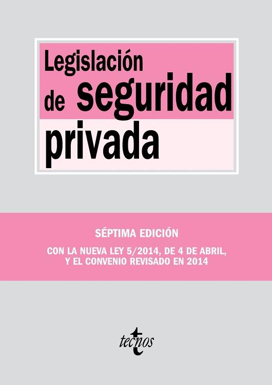 LEGISLACIÓN DE SEGURIDAD PRIVADA | 9788430963577 | EDITORIAL TECNOS | Llibreria L'Illa - Llibreria Online de Mollet - Comprar llibres online