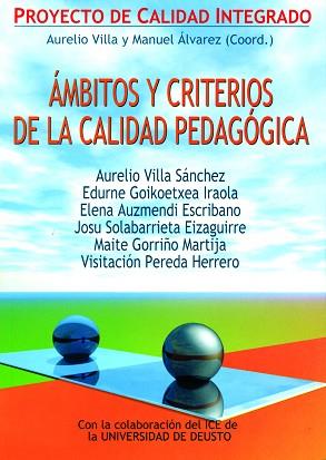 AMBITOS Y CRITERIOS DE LA CALIDAD PEDAGOGICA | 9788427125681 | VILLA SANCHEZ, AURELIO    ,  [ET. AL.] | Llibreria L'Illa - Llibreria Online de Mollet - Comprar llibres online