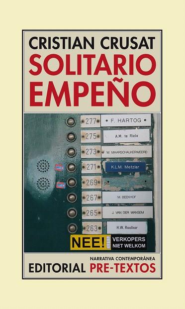 SOLITARIO EMPEÑO | 9788416453108 | CRUSAT, CRISTIAN | Llibreria L'Illa - Llibreria Online de Mollet - Comprar llibres online