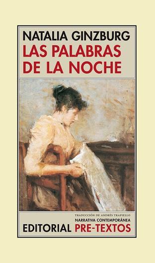 PALABRAS DE LA NOCHE, LAS | 9788481913996 | GINZBURG, NATALIA | Llibreria L'Illa - Llibreria Online de Mollet - Comprar llibres online