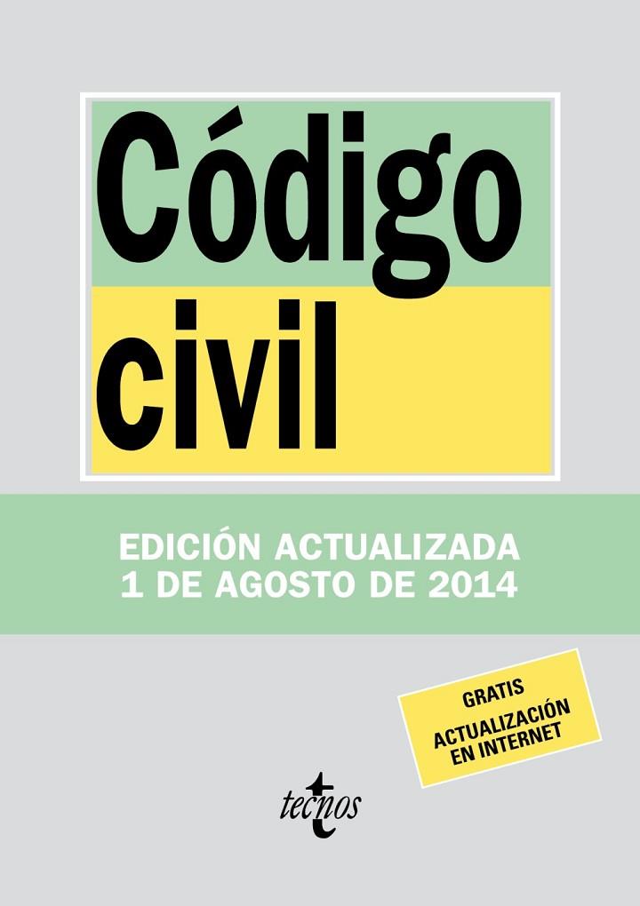 CÓDIGO CIVIL | 9788430962341 | EDITORIAL TECNOS | Llibreria L'Illa - Llibreria Online de Mollet - Comprar llibres online