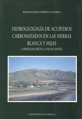 HIDROGEOLOGIA DE ACUIFEROS CARBONATOS EN LAS SIERR | 9788474966084 | Llibreria L'Illa - Llibreria Online de Mollet - Comprar llibres online