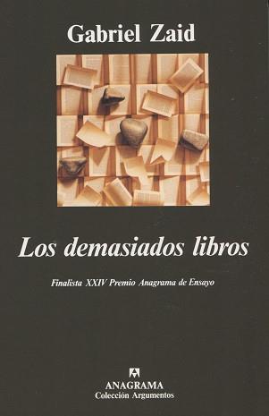 DEMASIADOS LIBROS, LOS | 9788433905338 | ZAID, GABRIEL | Llibreria L'Illa - Llibreria Online de Mollet - Comprar llibres online