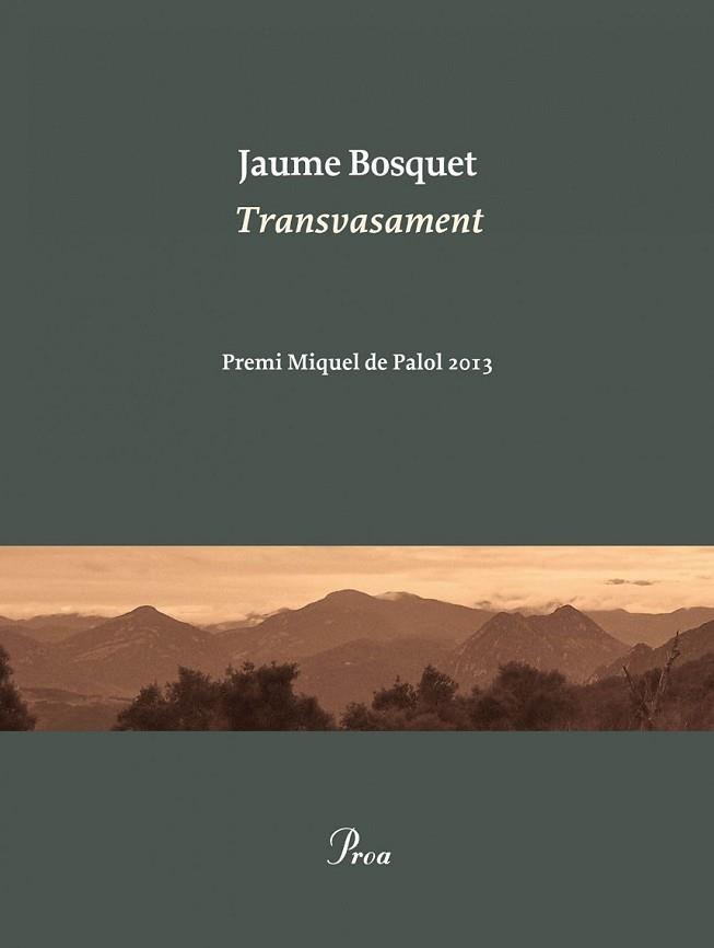 TRANSVASAMENT | 9788475884752 | BOSQUET, JAUME | Llibreria L'Illa - Llibreria Online de Mollet - Comprar llibres online