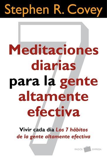 MEDITACIONES DIARIAS PARA LA GENTE ALTAMENTE EFECTIVA | 9788449327131 | COVEY, STEPHEN R. COVEY