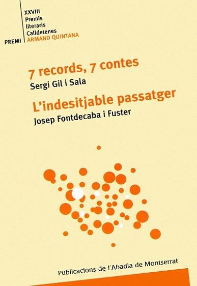 7 RECORDS 7 CONTES ; L'INDESITJABLE PASSATGER | 9788484150213 | GIL I SALA, SERGI | Llibreria L'Illa - Llibreria Online de Mollet - Comprar llibres online