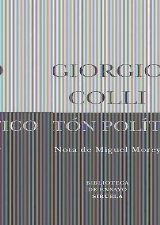 PLATON POLITICO | 9788498412253 | COLLI, GIORGIO | Llibreria L'Illa - Llibreria Online de Mollet - Comprar llibres online