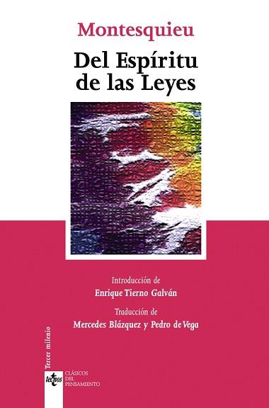 DEL ESPÍRITU DE LAS LEYES | 9788430945320 | MONTESQUIEU | Llibreria L'Illa - Llibreria Online de Mollet - Comprar llibres online