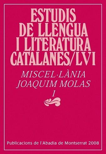 MISCEL·LANIA JOAQUIM MOLAS 1 | 9788498830071 | MOLAS, JOAQUIM | Llibreria L'Illa - Llibreria Online de Mollet - Comprar llibres online