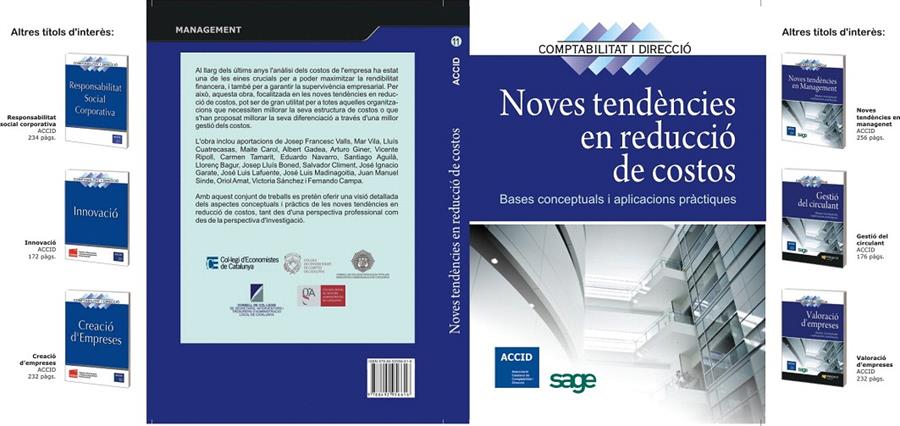 NOVES TENDÈNCIES EN REDUCCIÓ DE COSTOS | 9788492956616 | VARIOS AUTORES | Llibreria L'Illa - Llibreria Online de Mollet - Comprar llibres online