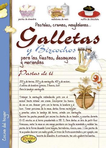 GALLETAS Y BIZCOCHOS | 9788415401131 | MANCINI, PAOLA/ZANONCELLI, ANASTASIA/TODOLIBRO, EQUIPO | Llibreria L'Illa - Llibreria Online de Mollet - Comprar llibres online