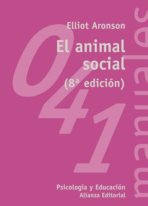 ANIMAL SOCIAL, EL | 9788420687094 | ARONSON, ELLIOT | Llibreria L'Illa - Llibreria Online de Mollet - Comprar llibres online