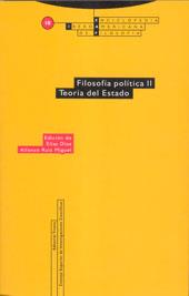 FILOSOFIA POLITICA II.TEORIA DEL ESTADO | 9788481641080 | DIAZ, ELIAS