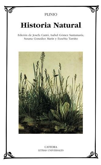 HISTORIA NATURAL | 9788437619583 | PLINIO | Llibreria L'Illa - Llibreria Online de Mollet - Comprar llibres online