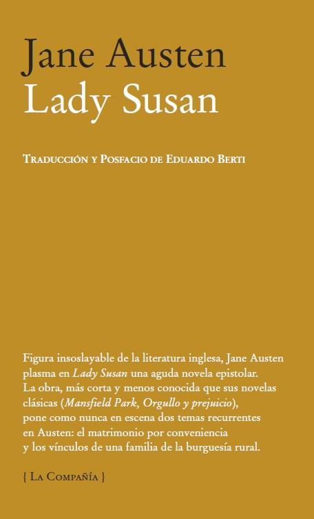 LADY SUSAN | 9788483930687 | AUSTEN, JANE | Llibreria L'Illa - Llibreria Online de Mollet - Comprar llibres online