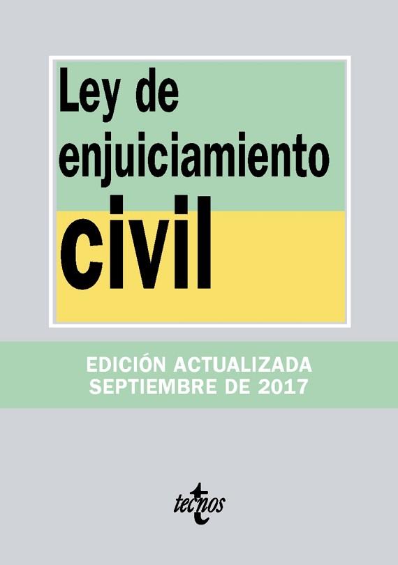 LEY DE ENJUICIAMIENTO CIVIL | 9788430971886 | EDITORIAL TECNOS | Llibreria L'Illa - Llibreria Online de Mollet - Comprar llibres online