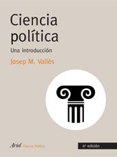 CIENCIA POLITICA. UNA INTRODUCCION | 9788434456280 | VALLES, JOSEP MARIA | Llibreria L'Illa - Llibreria Online de Mollet - Comprar llibres online