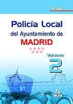 POLICÍA LOCAL DEL AYUNTAMIENTO DE MADRID.TEMARIO.VOLUMEN II | 9788466595391 | CHUST CALERO, RAFAEL | Llibreria L'Illa - Llibreria Online de Mollet - Comprar llibres online