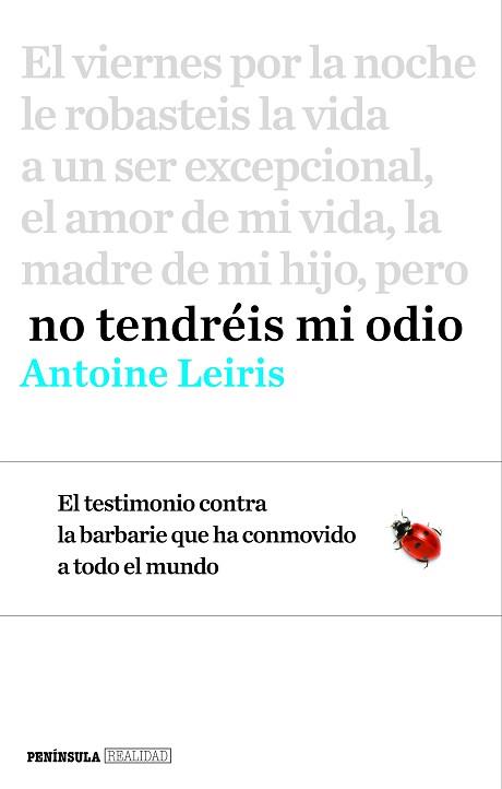 NO TENDRÉIS MI ODIO | 9788499425368 | LEIRIS, ANTOINE | Llibreria L'Illa - Llibreria Online de Mollet - Comprar llibres online