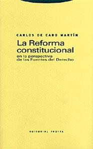 REFOMA CONSTITUCIONAL, LA | 9788481645880 | CABO MARTIN, CARLOS DE | Llibreria L'Illa - Llibreria Online de Mollet - Comprar llibres online