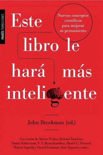 ESTE LIBRO LE HARÁ MÁS INTELIGENTE | 9788449327865 | JOHN BROCKMAN | Llibreria L'Illa - Llibreria Online de Mollet - Comprar llibres online