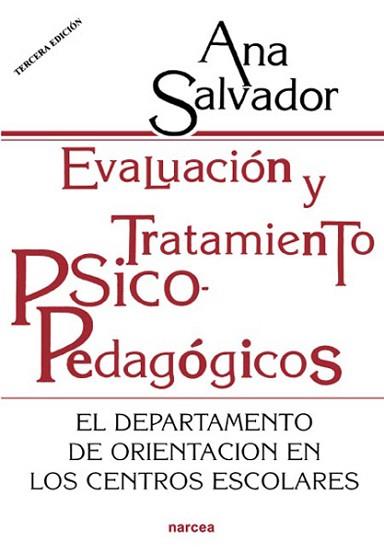 EVALUACION Y TRATAMIENTO PSICOPEDAGOGICOS | 9788427710375 | Llibreria L'Illa - Llibreria Online de Mollet - Comprar llibres online