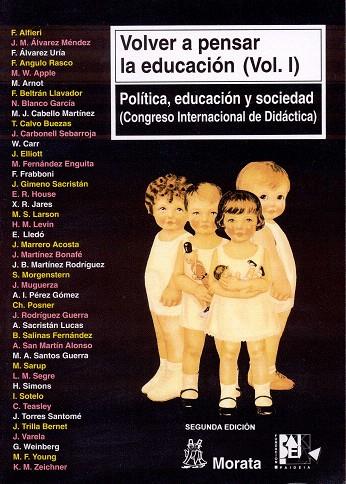 VOLVER A PENSAR LA EDUCACION VOL.1 | 9788471124036 | VARIOS | Llibreria L'Illa - Llibreria Online de Mollet - Comprar llibres online