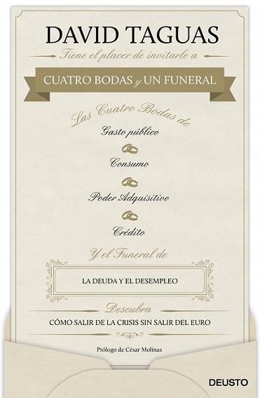 CUATRO BODAS Y UN FUNERAL | 9788423418237 | TAGUAS COEJO, DAVID | Llibreria L'Illa - Llibreria Online de Mollet - Comprar llibres online