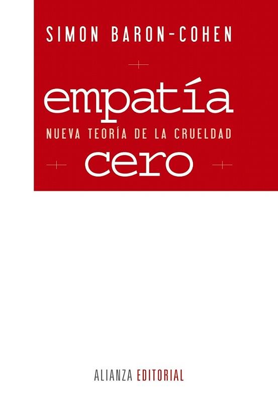 EMPATÍA CERO | 9788420609171 | BARON-COHEN, SIMON | Llibreria L'Illa - Llibreria Online de Mollet - Comprar llibres online