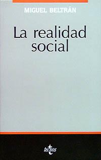 REALIDAD SOCIAL, LA | 9788430939527 | BELTRAN, MIGUEL | Llibreria L'Illa - Llibreria Online de Mollet - Comprar llibres online