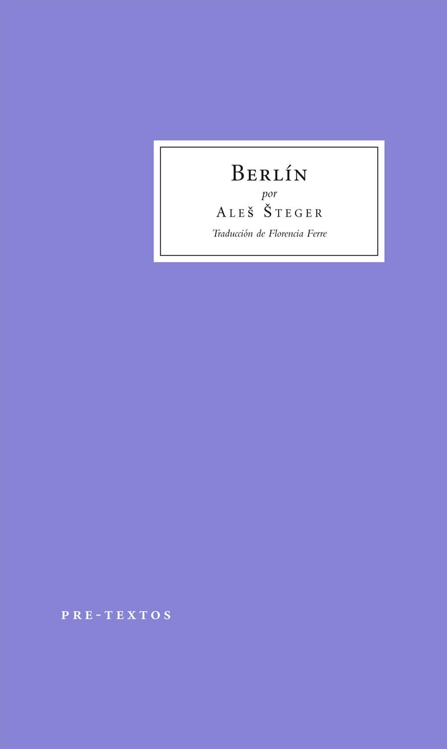 BERLIN | 9788415297062 | STEGER, ALES | Llibreria L'Illa - Llibreria Online de Mollet - Comprar llibres online