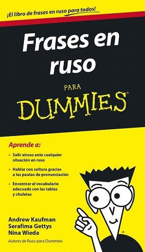 FRASES EN RUSO PARA DUMMIES | 9788432901959 | ANDREW KAUFMAN/SERAFIMA GETTYS/NINA WIEDA | Llibreria L'Illa - Llibreria Online de Mollet - Comprar llibres online