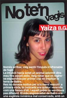 NO TE'N VAGIS | 9788424646196 | YAIZA, B.G. | Llibreria L'Illa - Llibreria Online de Mollet - Comprar llibres online