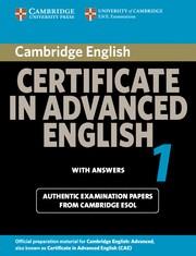 CERTIFICATE IN ADVANCED ENGLISH 1 | 9780521714426 | Llibreria L'Illa - Llibreria Online de Mollet - Comprar llibres online