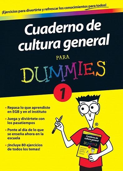 CUADERNO DE CULTURA GENERAL PARA DUMMIES 1 | 9788432900686 | AA. VV. | Llibreria L'Illa - Llibreria Online de Mollet - Comprar llibres online