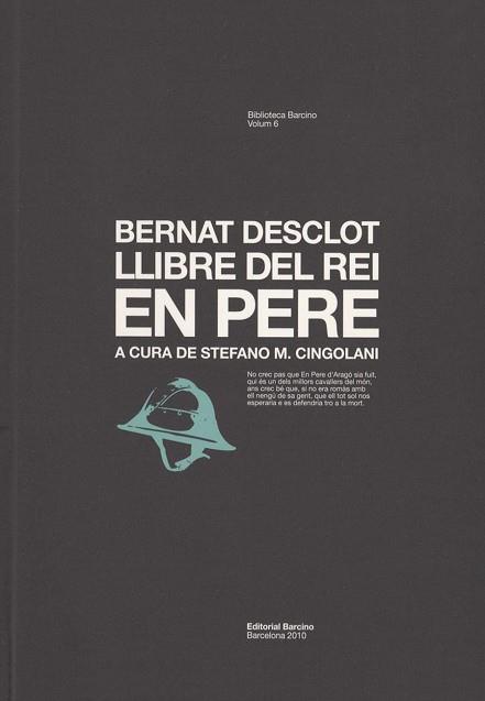 BERNAT DESCLOT LLIBRE DEL REI | 9788472267657 | CINGOLANI, STEFANO M.