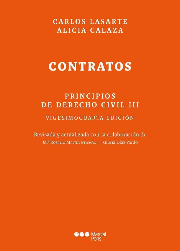 PRINCIPIOS DE DERECHO CIVIL T. III | 9788413816579 | LASARTE ÁLVAREZ, CARLOS/CALAZA, ALICIA | Llibreria L'Illa - Llibreria Online de Mollet - Comprar llibres online